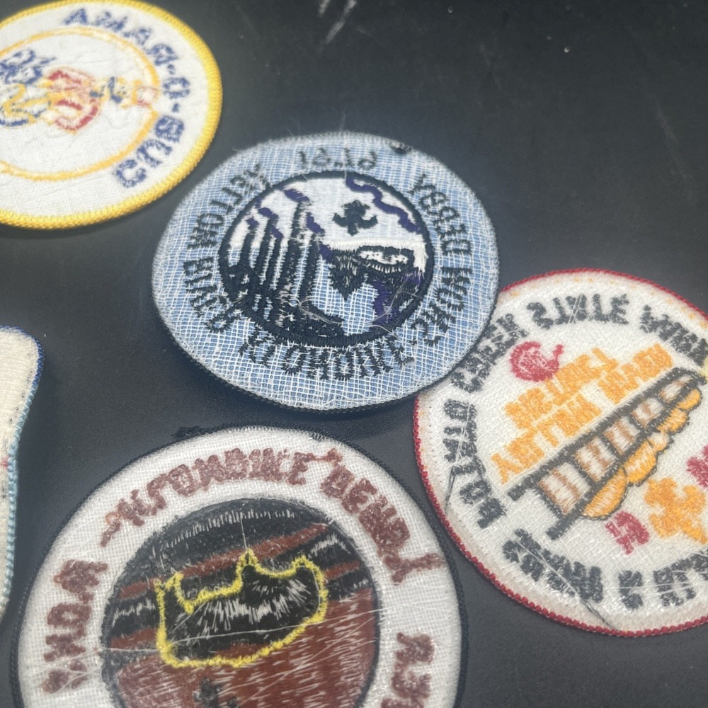 Vintage 1970s-80s Boy Scout Patch Lot (5) Yellow River District Klondike Derby - Picture 10 of 16